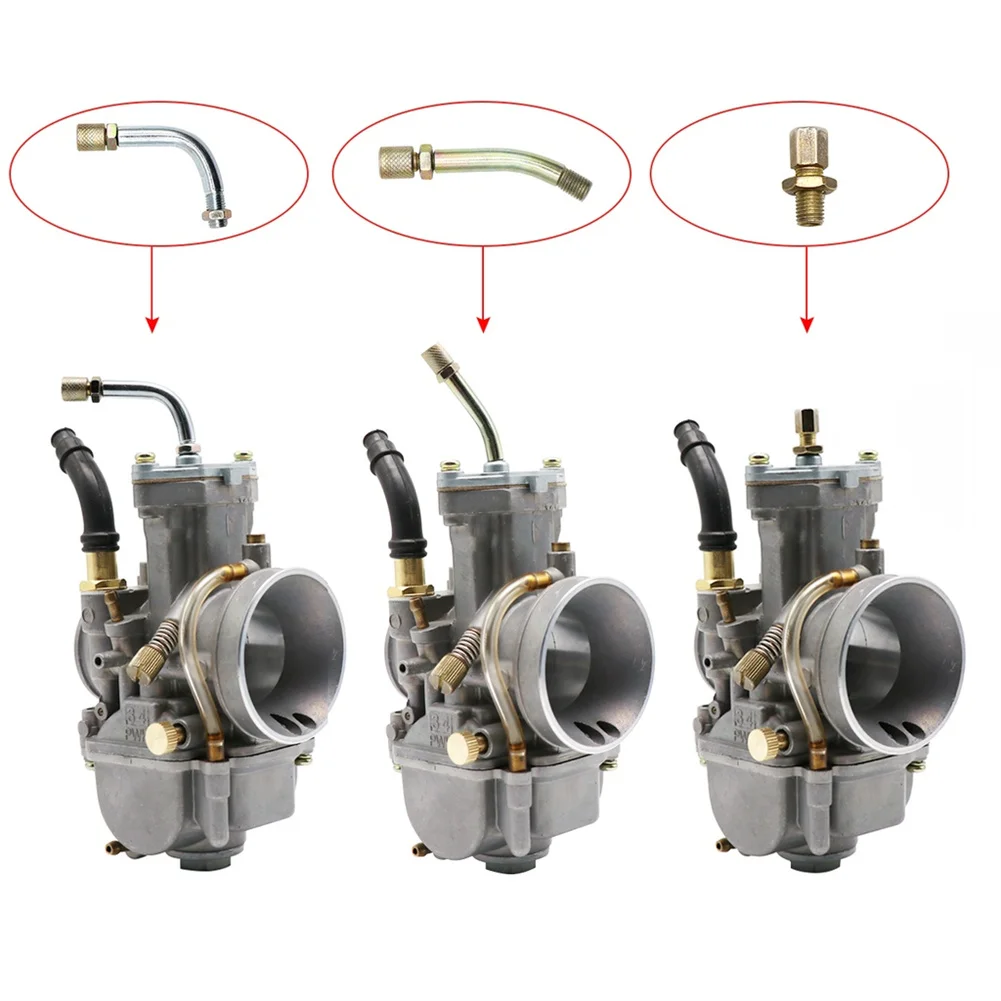Motorcycle PWK Carburetor Elbow Tube Kit For PWK 21-42MM For PHBG 17.5 19 21 #A/#B/#C Fuel Supply Parts