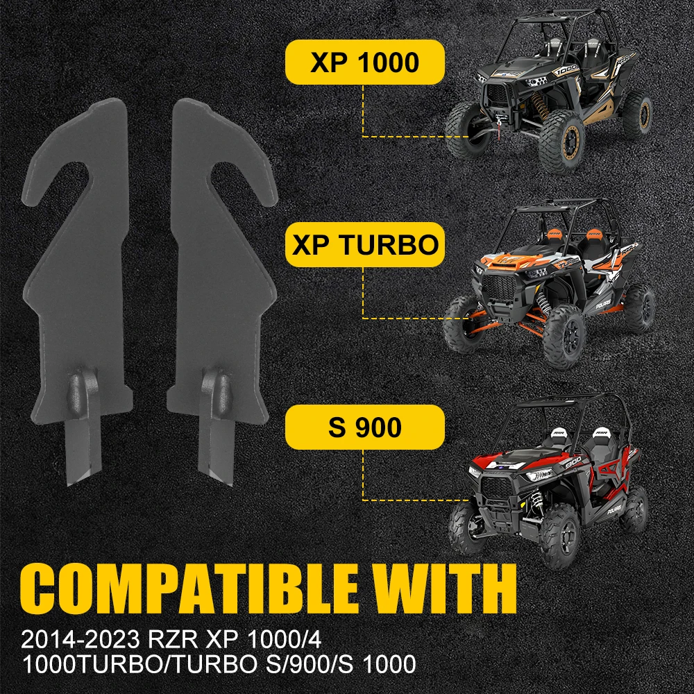 for RZR Metal Door Extender Latches 3.5inch UTV Door Latches Extender Compatible with RZR XP 1000/4 1000 / Turbo/Turbo S / 900