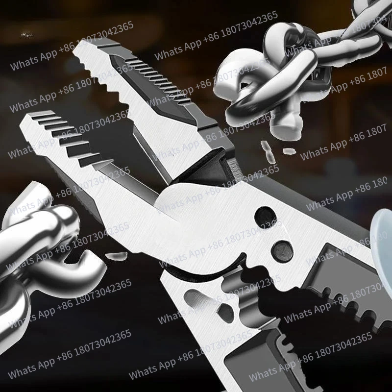 

Industrial Grade Vise Multi-Functional Universal Needle Nose Wire Electrician Pliers Tool