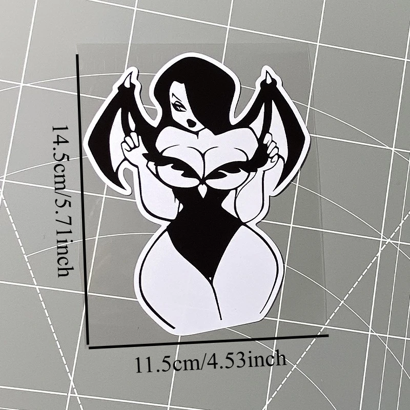 1PC Demon Motorcycle Sticker Waterproof for Motorcycle Helmet Box Scooter DIY Car Window Side Body Universal Vinyl Decals