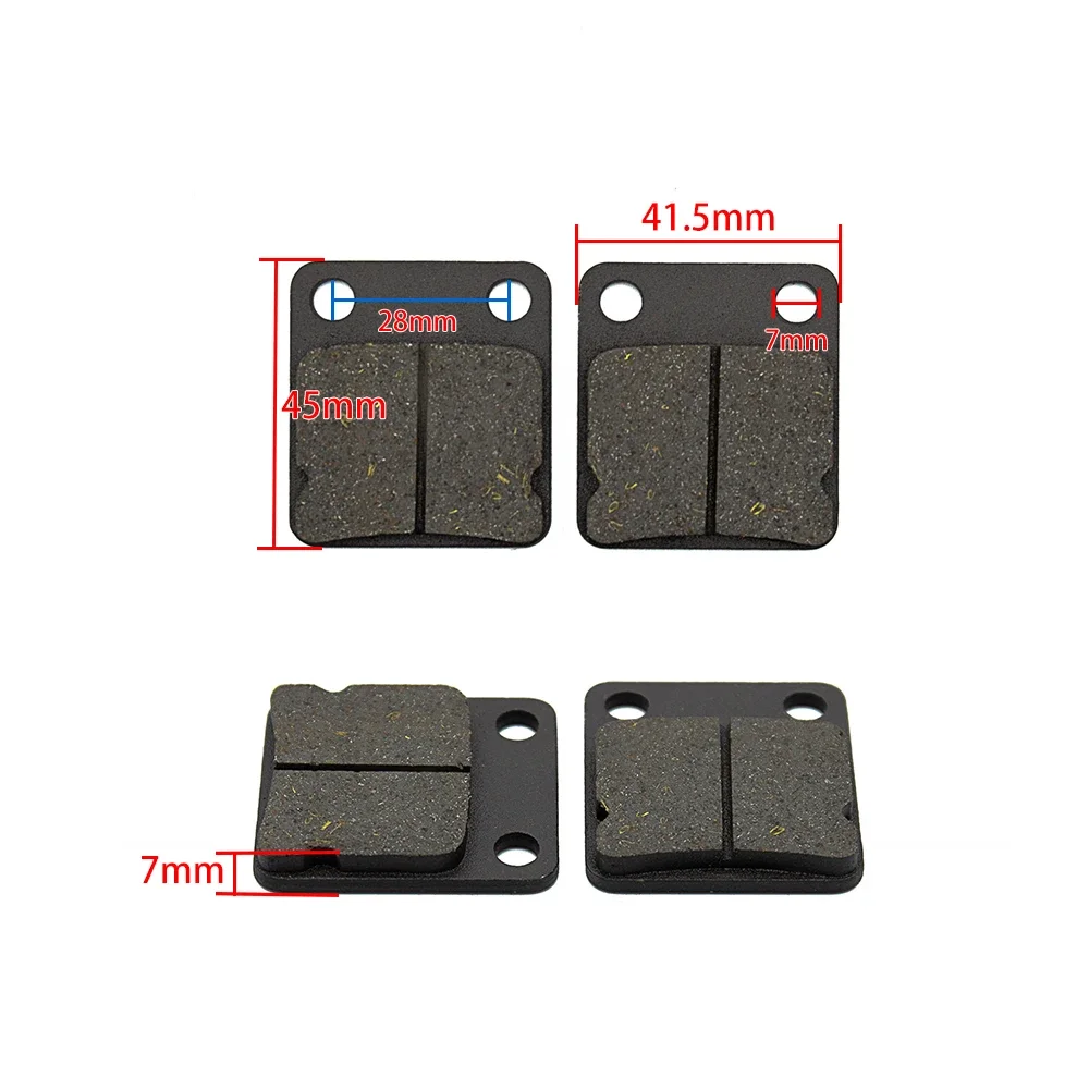 Steel Rear Brake Pads Disks Shoes For 50cc 70cc 90cc 110cc 125cc 140cc 150cc 160cc Pit Dirt Bike ATV Quad Motorcycle Scooter