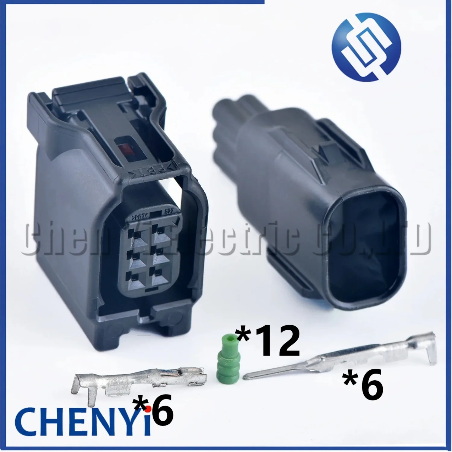 Auto Invertendo Radar Probe Sensor Plug, conector à prova d'água, 6 Pin, 6189-7042, 90980-12382, 12382, Toyota RAV4, Corolla Prado
