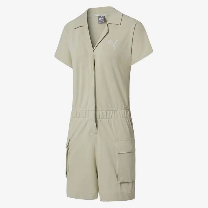 Puma Genuine SS JUMPSUIT Новый женский повседневный комбинезон в стиле ретро 535232-33