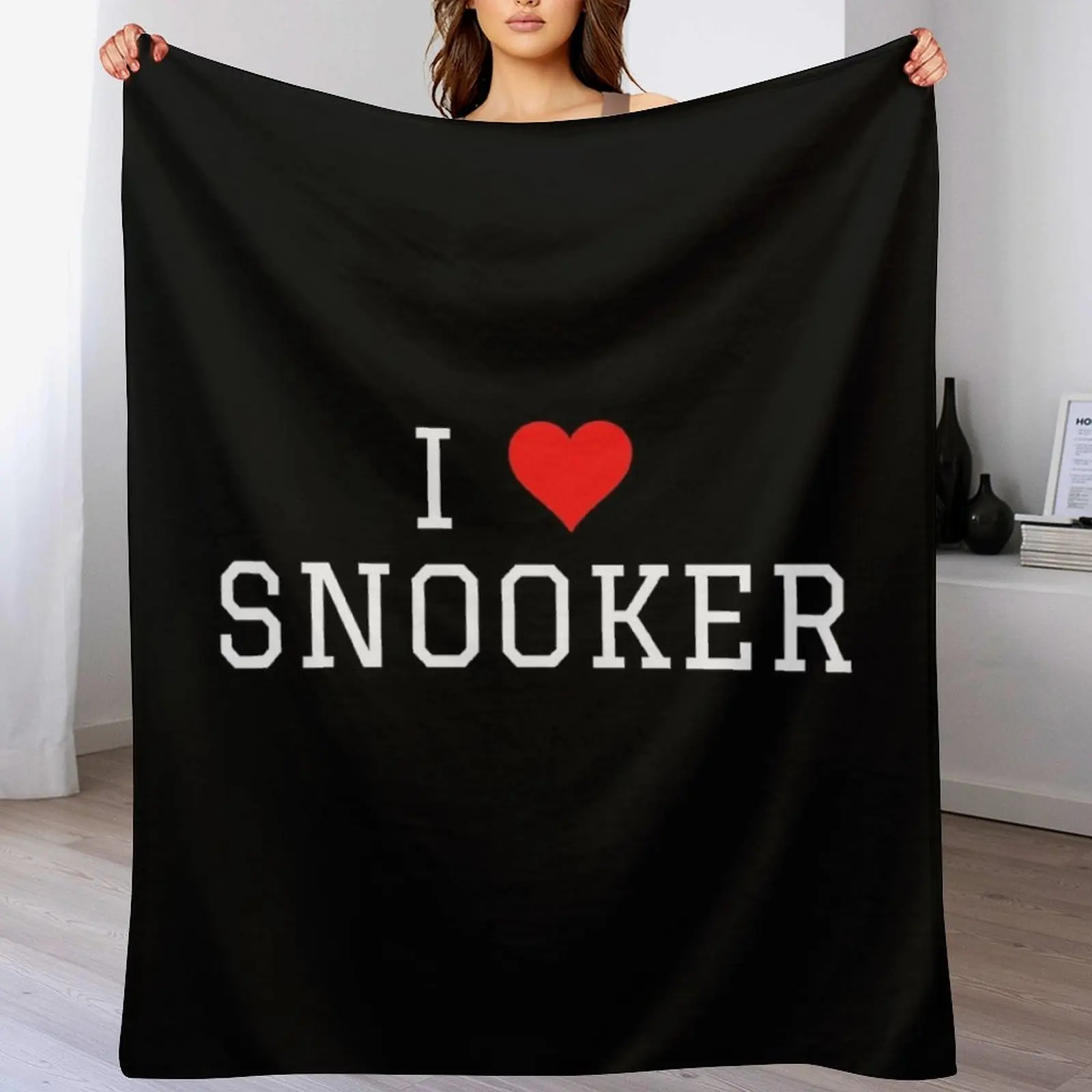 I Love Snooker Throw Blanket Luxury blankets and throws Sleeping Bag Blankets