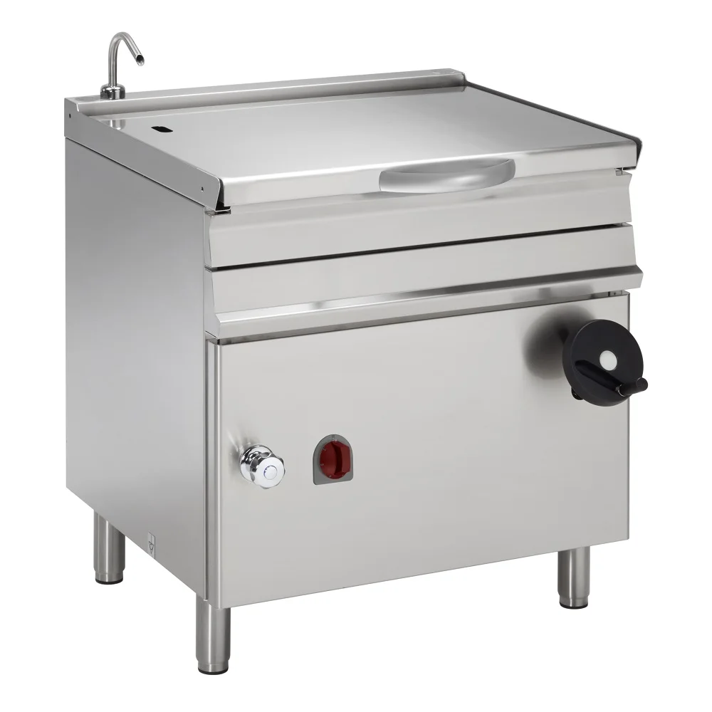Quality assurance, stainless steel kitchen equipment, electric tilt frying pan 50 liters