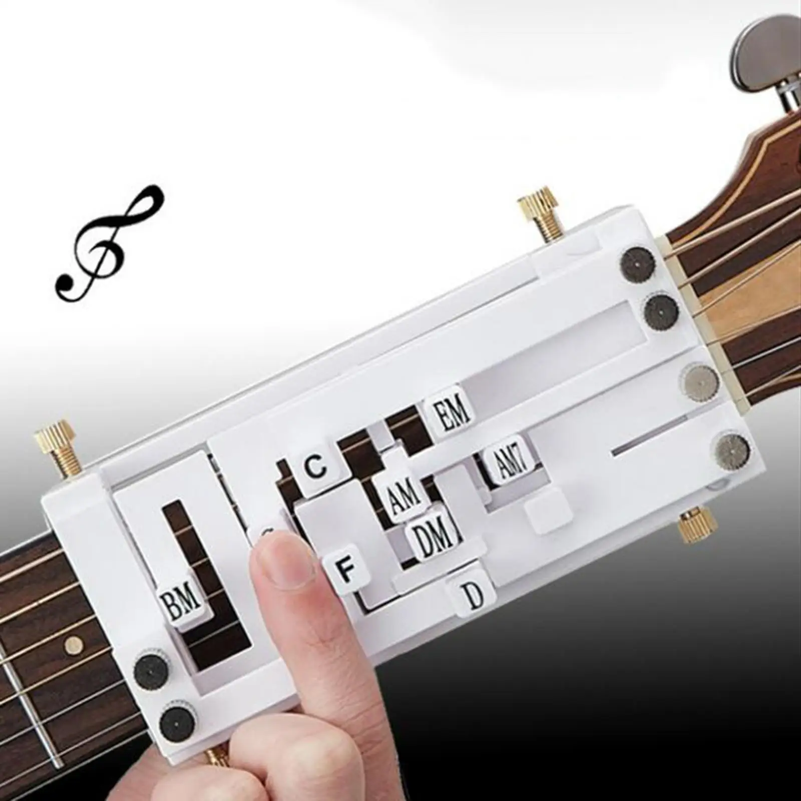 Guitar Practice Tool Easy To Install Eliminates Finger Pain Guitar Chords Learning Tools Practitioner Chord Booster Accessory