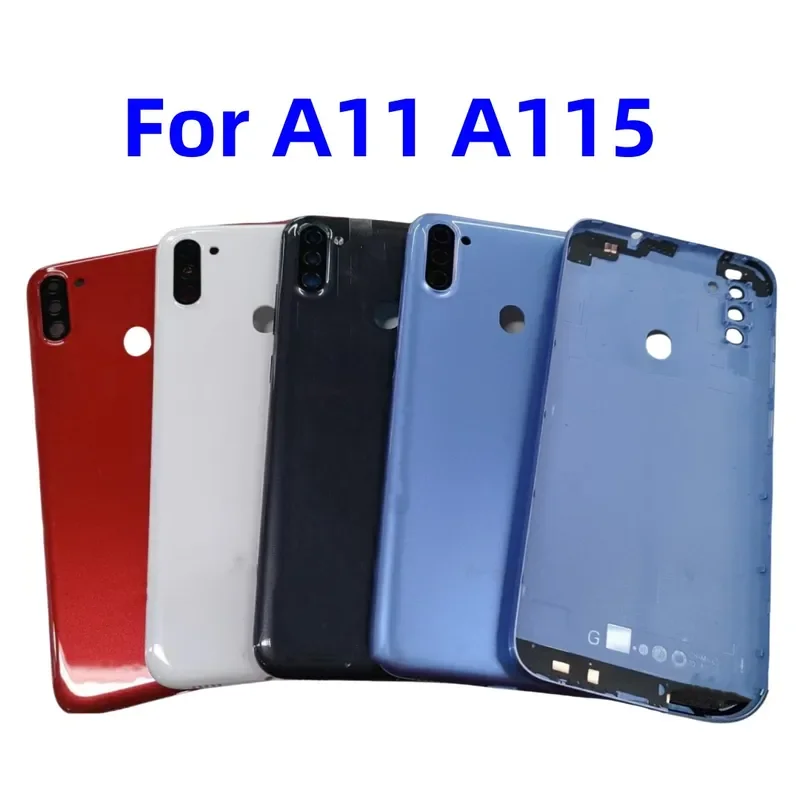 

Back cover case glass replacement for Samsung Galaxy A11 A01 a01core SM-A015 A013 a115f/DS rear housing case