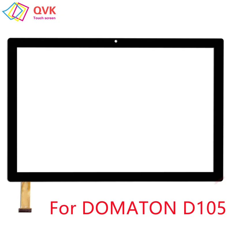

10.1Inch Black For DOMATON D105 Tablet PC Capacitive Touch Screen Digitizer Sensor External Glass Panel