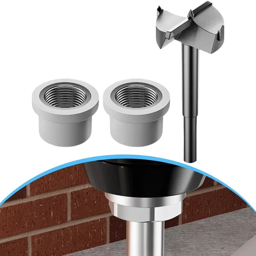 Punta da trapano noiosa da 26,5 mm Raccordo filettato Perforazione efficiente dei tubi dell'acqua per tubi dell'acqua in PVC PPR Strumenti di riparazione dei tubi dell'acqua in plastica