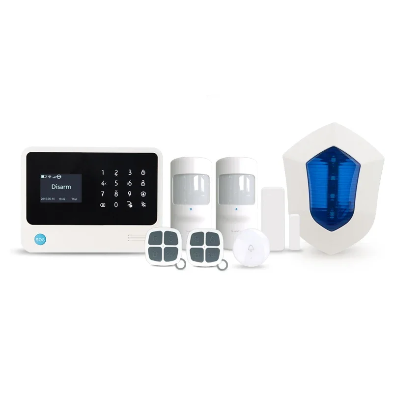 High Quality Anti Theft Wireless Home Security security Panel Wifi GSM  System Kit APP Control burglar  system