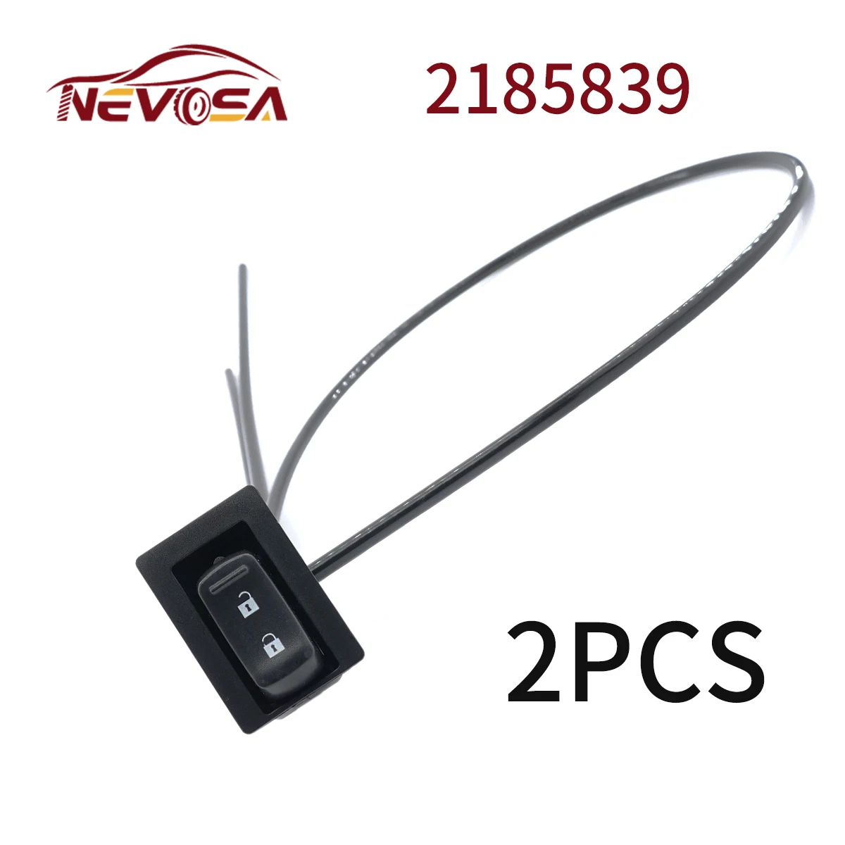 NEVOSA 2PCS For Scania Truck Switch Panel With Hose Steering Lock Switch 2185839 1797971 1485066 232027 Car Parts