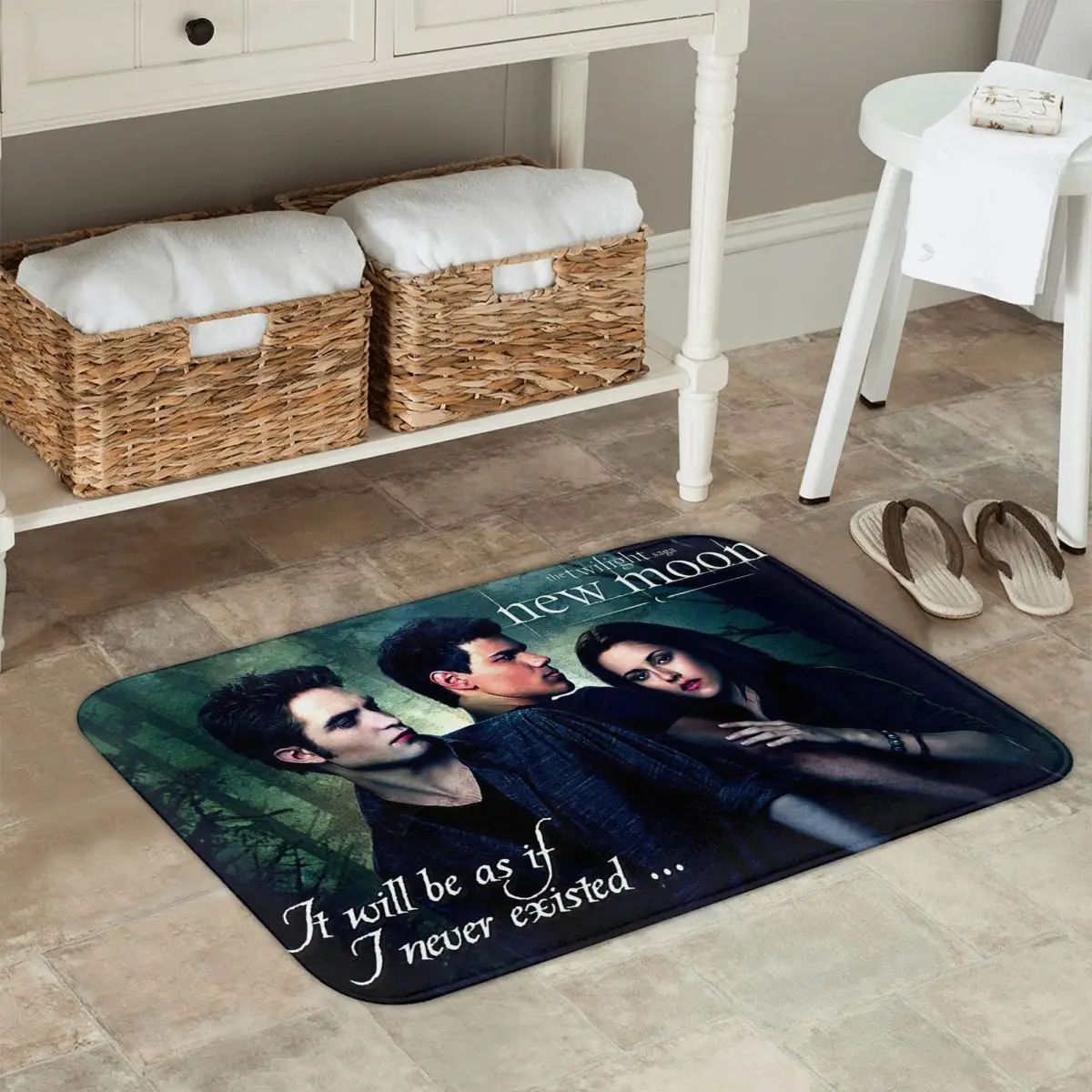 The Twilight Saga Edward Cullen Anti-slip Doormat Floor Mat Carpet Rug for Kitchen Entrance Bathroom Living room Footpad Mats