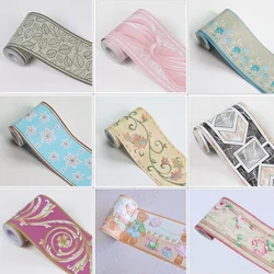 10Meters Waterproof Bathroom Waist Lines Wallpaper Self Adhesive Skirting Decorative Baseboard Corridor Floor Border Sticker