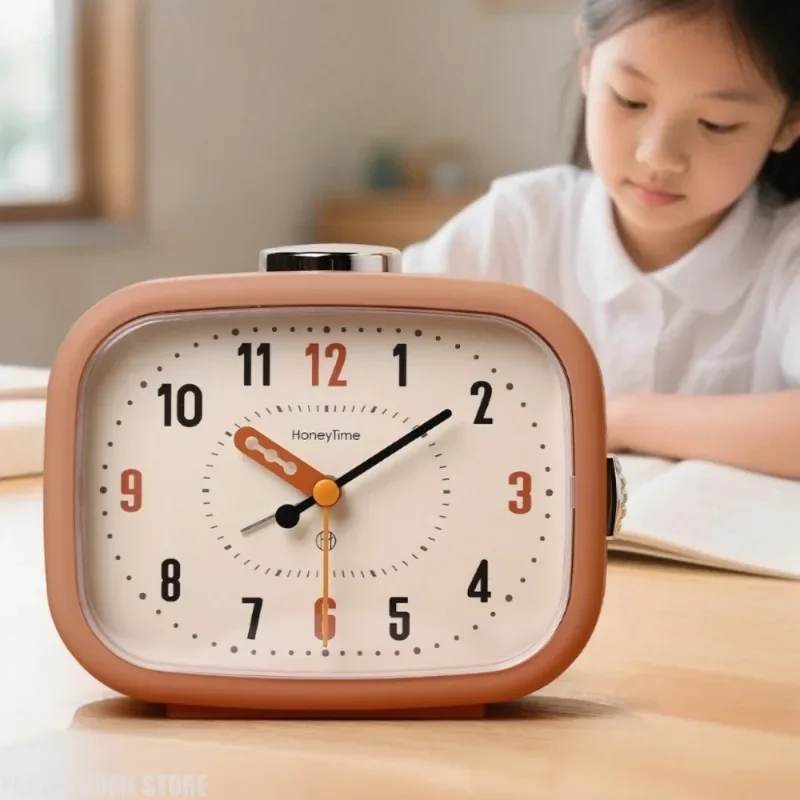 

Simple music alarm clock children students self-discipline learning silent loud alarm wake up mute go time Home Decor Clocks