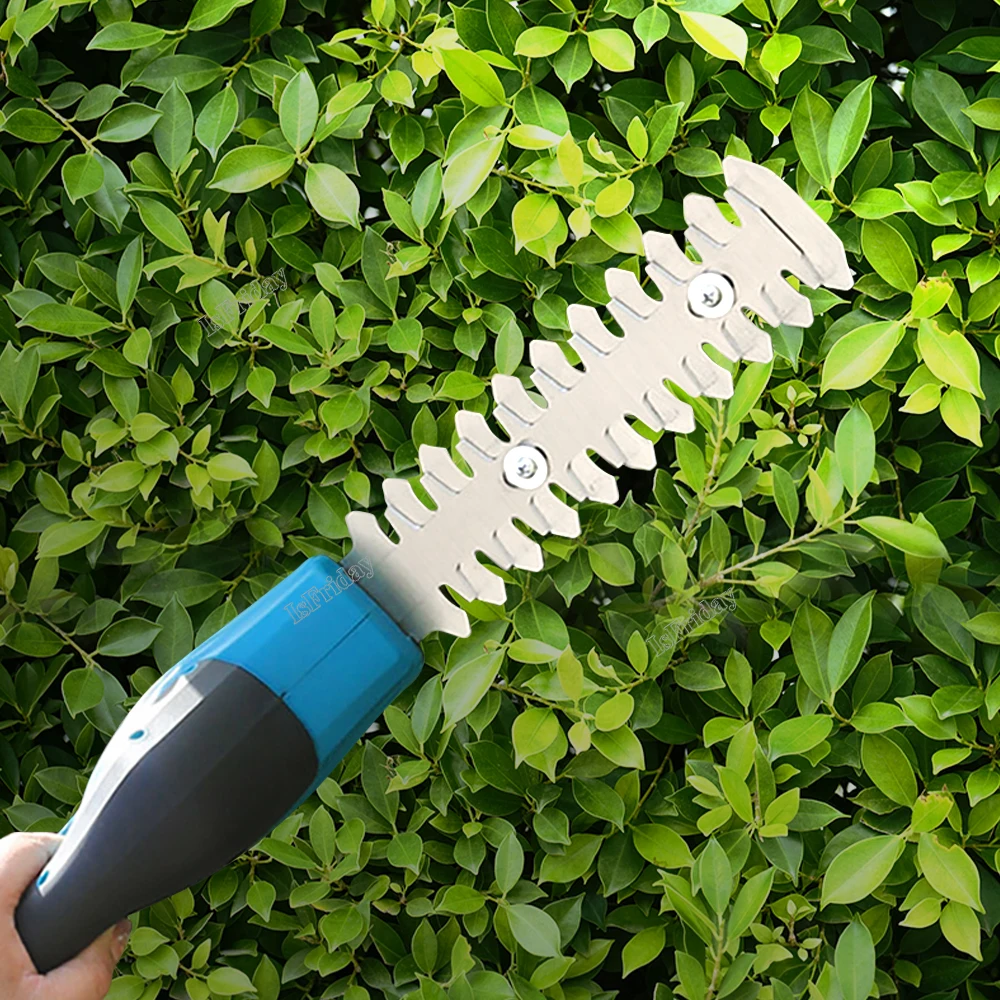 2 in 1 Cordless Hedge Trimmer Electric Grass Trimmer Pruning Saw Shrub Shear Hedger Power Tools For Makita 18V Battery