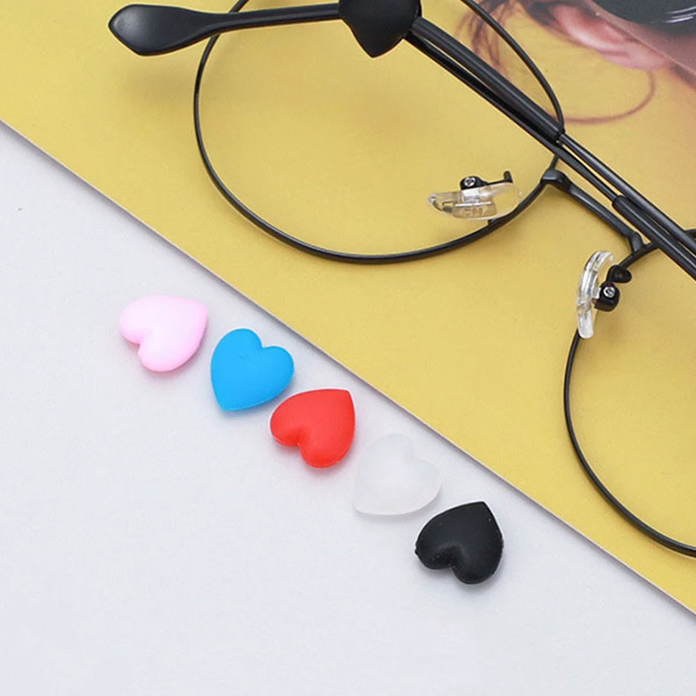 

15 Pairs Glasses Anti Silicone Ear Grips 5 Colors Non slip Behind Ears Hook for Children Adult Running Swimming