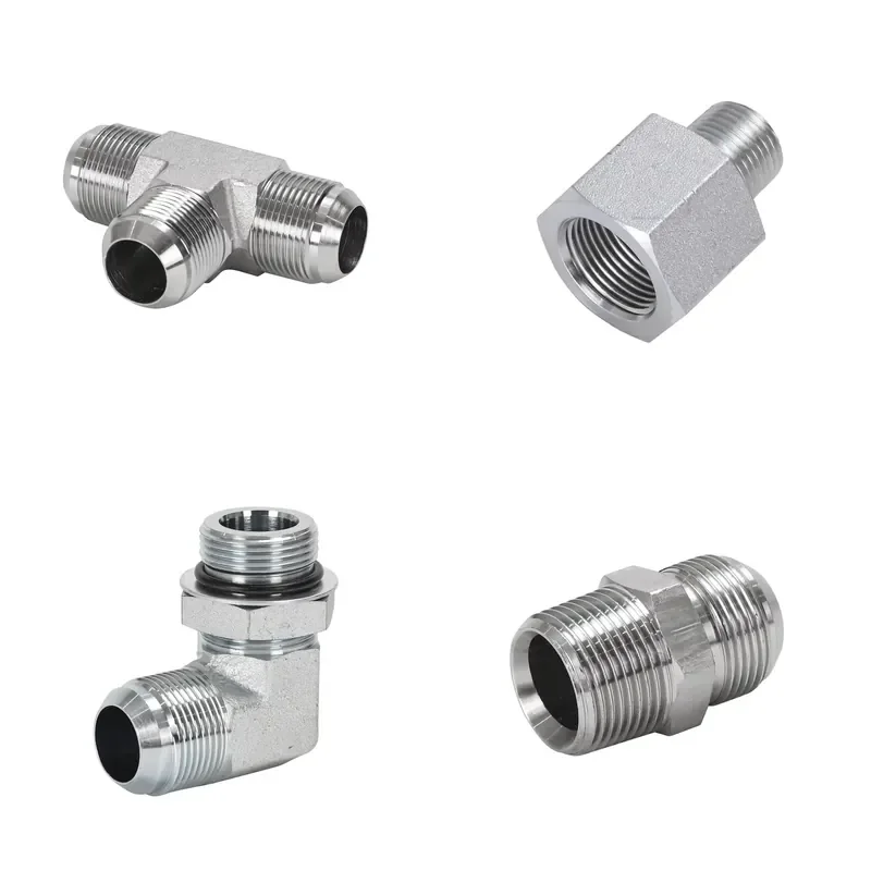 for High Pressure Stainless Steel Rotary Hose Fittings New Hydraulic Connectors 1 Year Warranty Hydraulic Parts Products