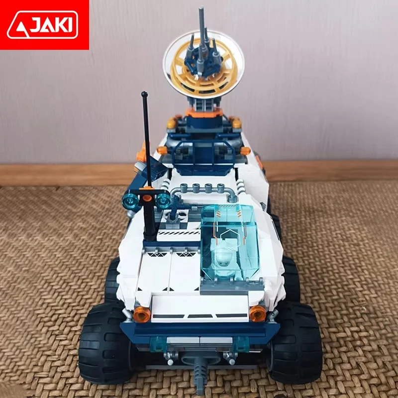 JAKI Exploration Space Series Dawn Interstellar Exploration Vehicle Collection ระดับประกอบบล็อกของเล่นของขวัญวันเกิด