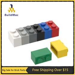 10Pcs MOC Parts 3065 Brick 1 x 2 Compatible Bricks DIY Assmble Building Blocks Particle Kid Puzzle Brain Toy Gift