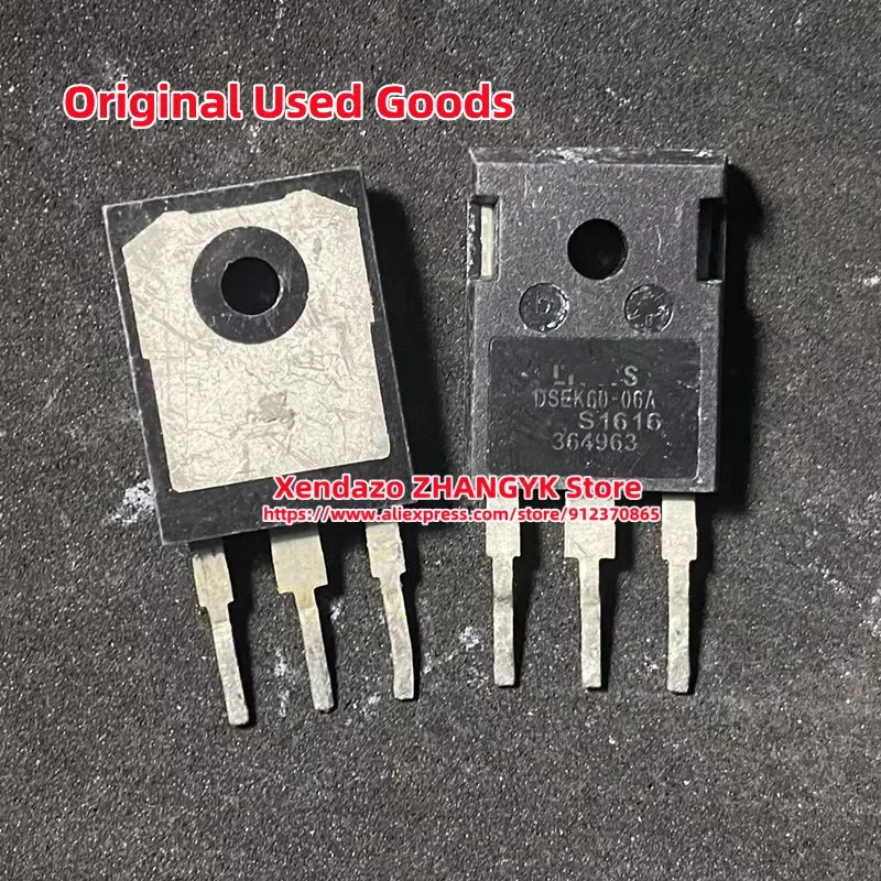 10pcs/lot  DSEC60-06A DSEC60-06B DSEK60-06A 60A 600V TO-247 Fast recovery rectifier diodes Original