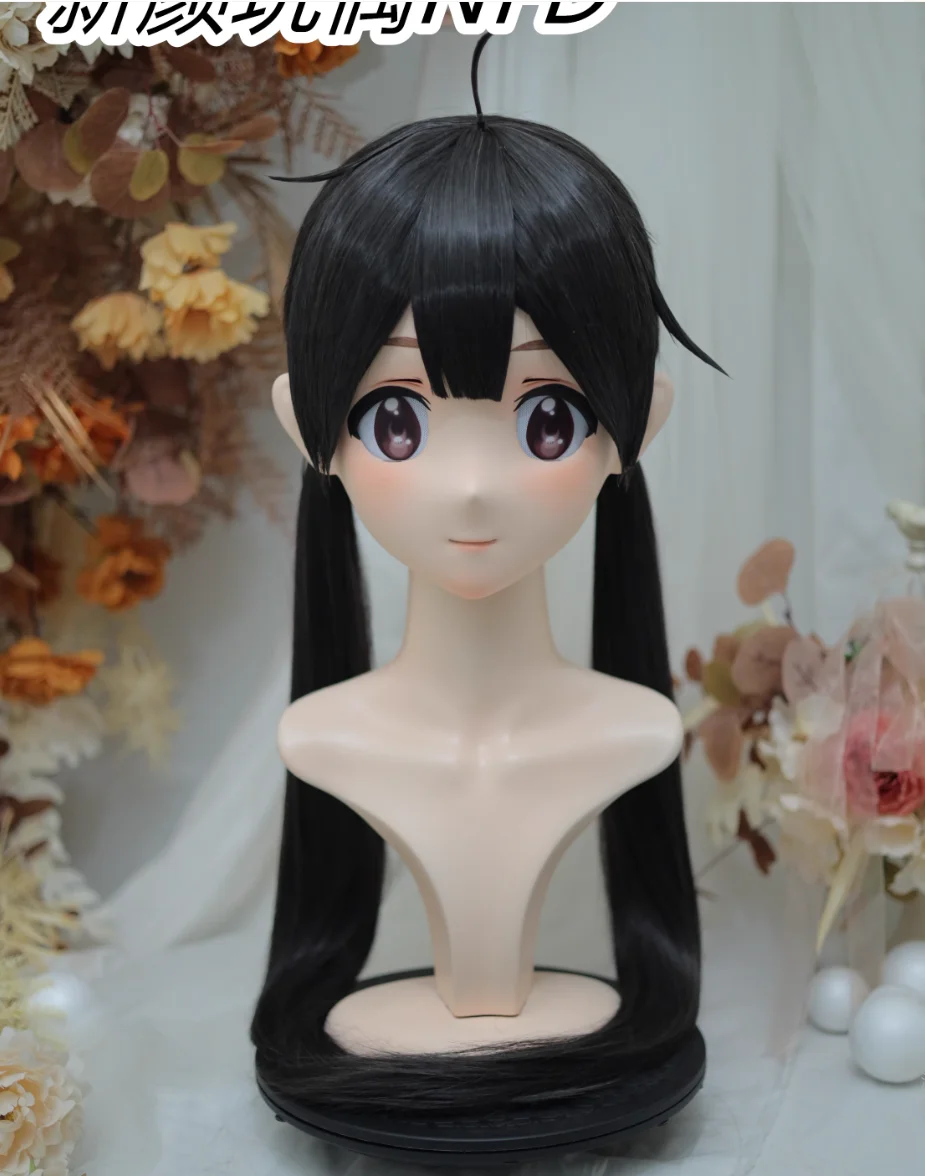 

(NFD-19-13)Customize Full Head With Lock Crossdress Doll Female/Girl Japanese Anime Cartoon Character Kig Cosplay Kigurumi Mask