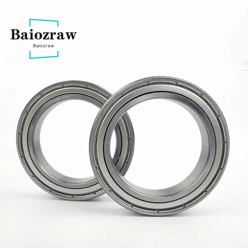 6807ZZ  35x47x7 ABEC-1 2Pcs 6807 ZZ Thin Section Deep Groove 6807 Ball Bearing 61807