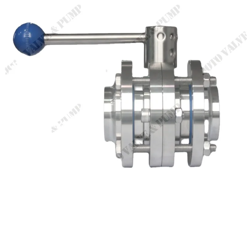 Stainless Steel Three-piece Flange Butterfly Valve