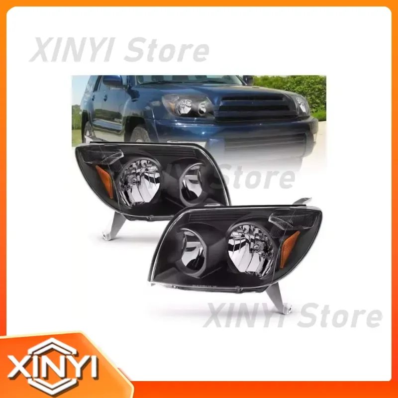 1 Pair Headlight Assembly for Toyota 4RUNNER 2003 2004 2005 Without Bulb