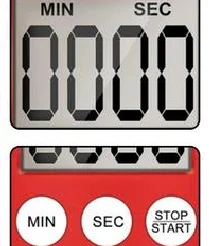 Kitchen Timer Magnetic Cooking Digital LED Display Loud Alarm Minute Second Count Up Countdown CountupDigital Timing Tool