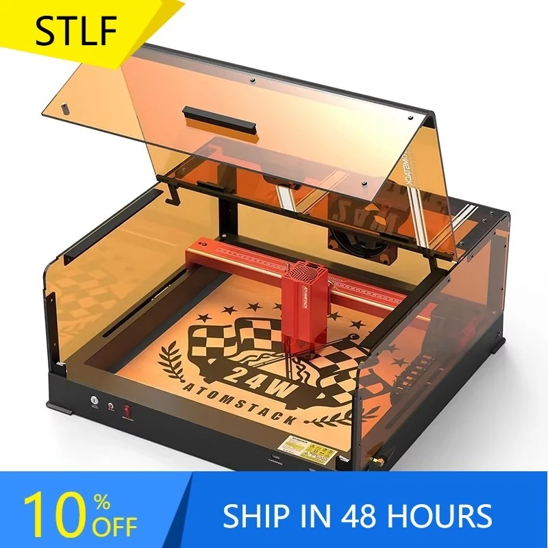 

Xiangyin A24 Ultra Engraving Machine 120W Cutter With B3 Housing Protective Box Enclosure 370x310mm Workin