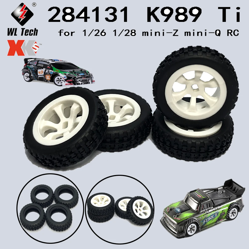

100% Wltoys XK K989-49 K989-53 Ступица обода колеса с шиной для 284131 K969 K979 K989 K999 P929 P939 1/28 Запасные части для радиоуправляемых автомобилей