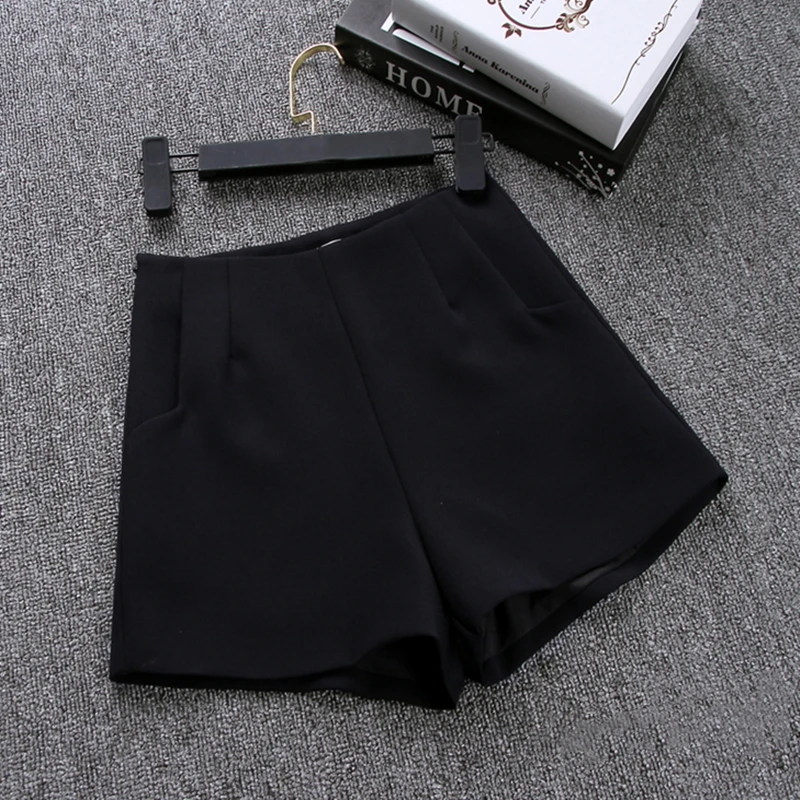 2023 New Summer Shorts For Women Female Shorts Skirts High Waist Casual Suit Shorts Black White Women Short Pants Ladies Shorts