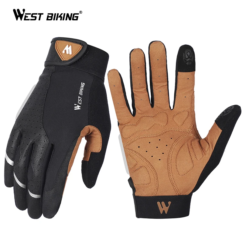 AliExpress West Biking WEST BIKING Racing Off Road Motorcycle Gloves Breathable Anti Slip MTB Road Bike Gloves Touch Screen Gym Training Gloves