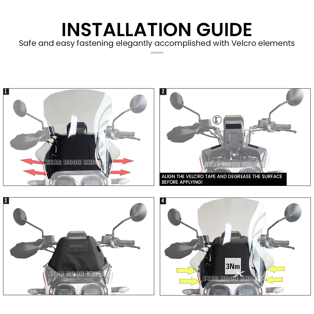 For Ducati DesertX Desert X 2022 2023 2024 Motorcycle Accessories Waterproof Storage Mobile Phone Bag Cockpit Bags