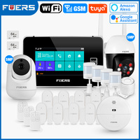 FUERS 4.3 Inch TFT Screen WiFi GSM Tuya Smart Home Security Alarm System G60B Temperature Humidity Display 433MHz Control Siren