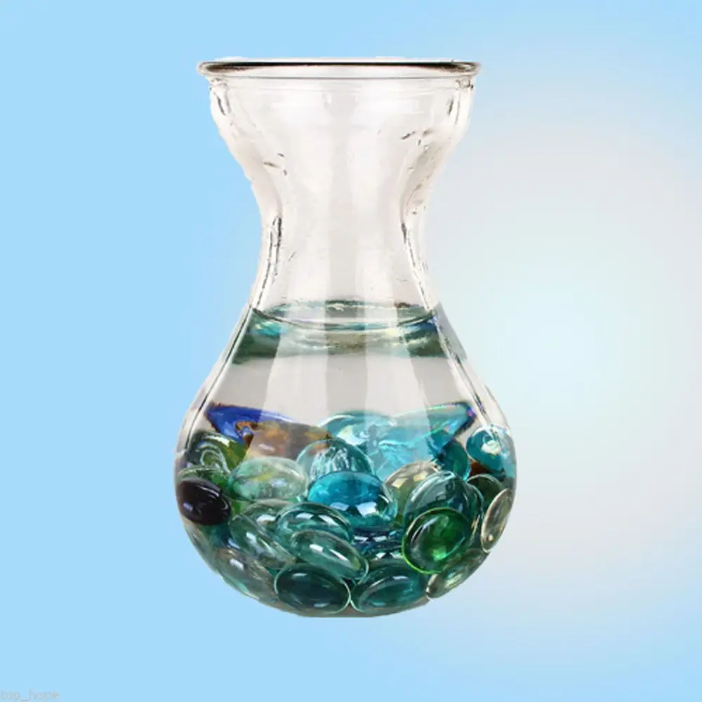 Gift Round Home Mixed Color Flat Accessories Pebbles Marbles Decoration Beads Aquarium Glass Stones Fish Tank