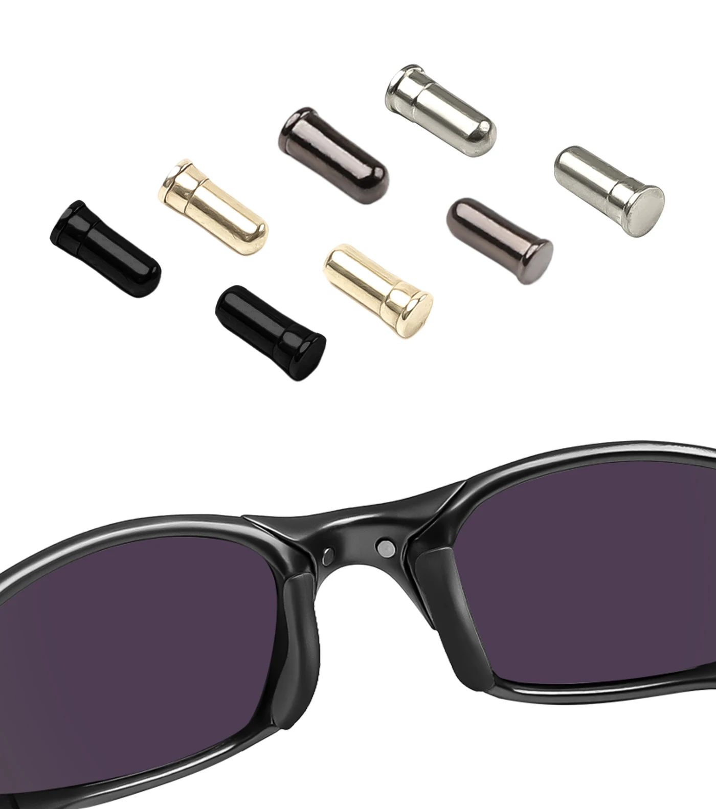 Replacement Nose Bridge Pin Rivet for Oakley Juliet/X Metal Penny/Mars/Romeo 2 Sunglasses