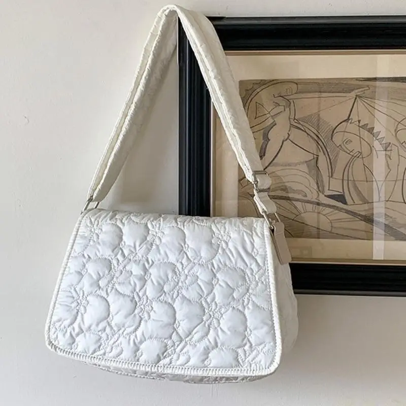 

X90D Модная стеганая сумка на плечо большой емкости для осени и зимы