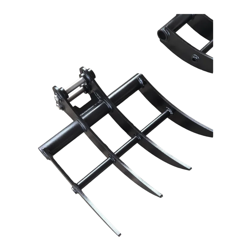 

High Quality Custom Logo Excavator Rakes Best Price High-Capacity Buckets For Farm Construction Land Clearing Root Rake