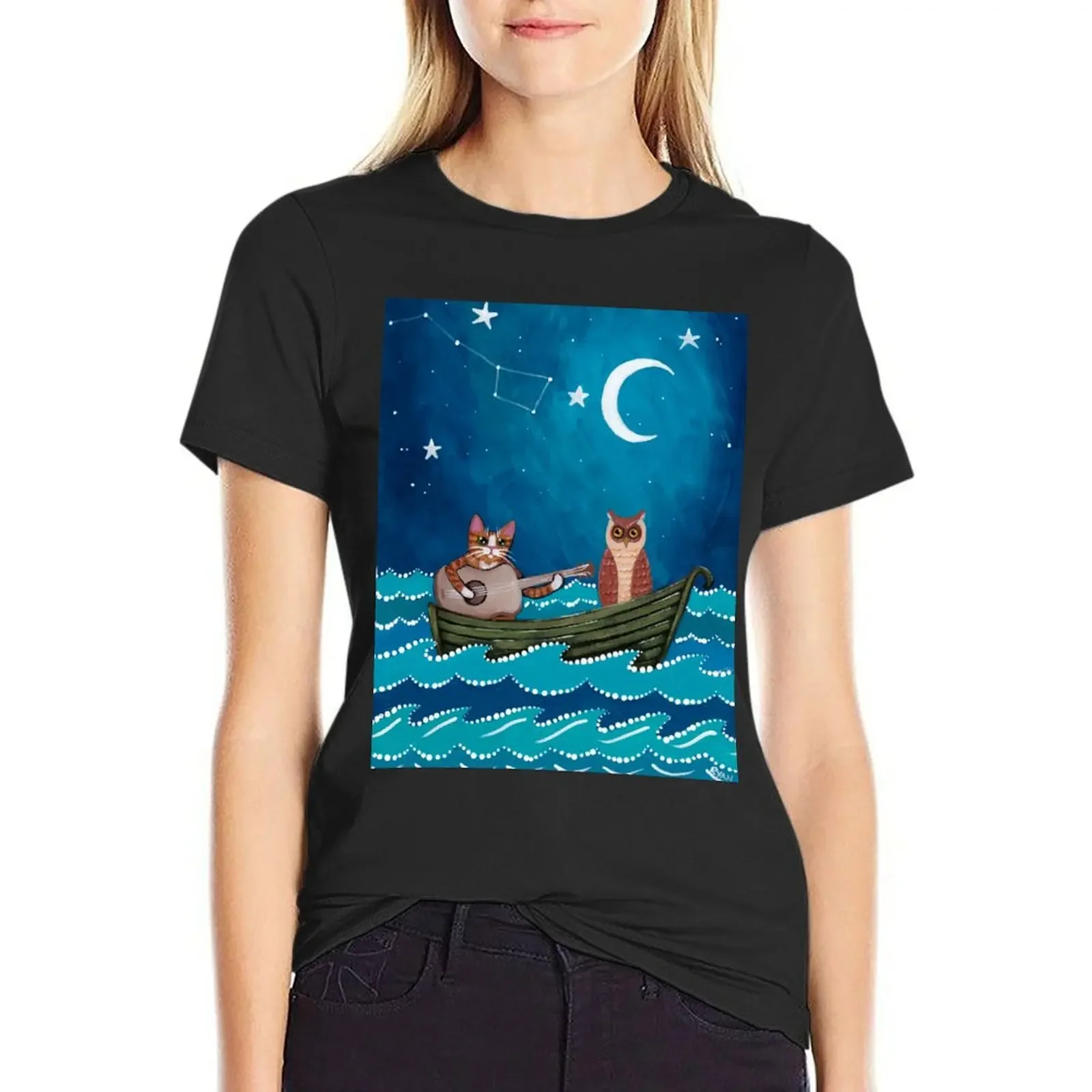 

The Owl and the Pussycat T-Shirt summer clothes sublime new edition clothes for woman