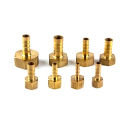 Pneumatic Pagoda Connector 4 6 8 10 12 14 16 19 25mm Hose Barb Connector Female Thread 1/8 1/4 3/8 1/2 Brass Pipe Fittings