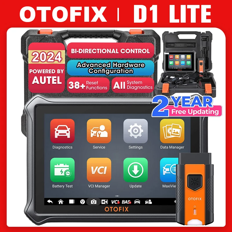 OTOFIX D1 Lite Bluetooth Diagnostic Tool OBD2 Scanner Car Code Reader DoIP CAN FD BUS Car Diagnostic Scanner 2 Years Free Update