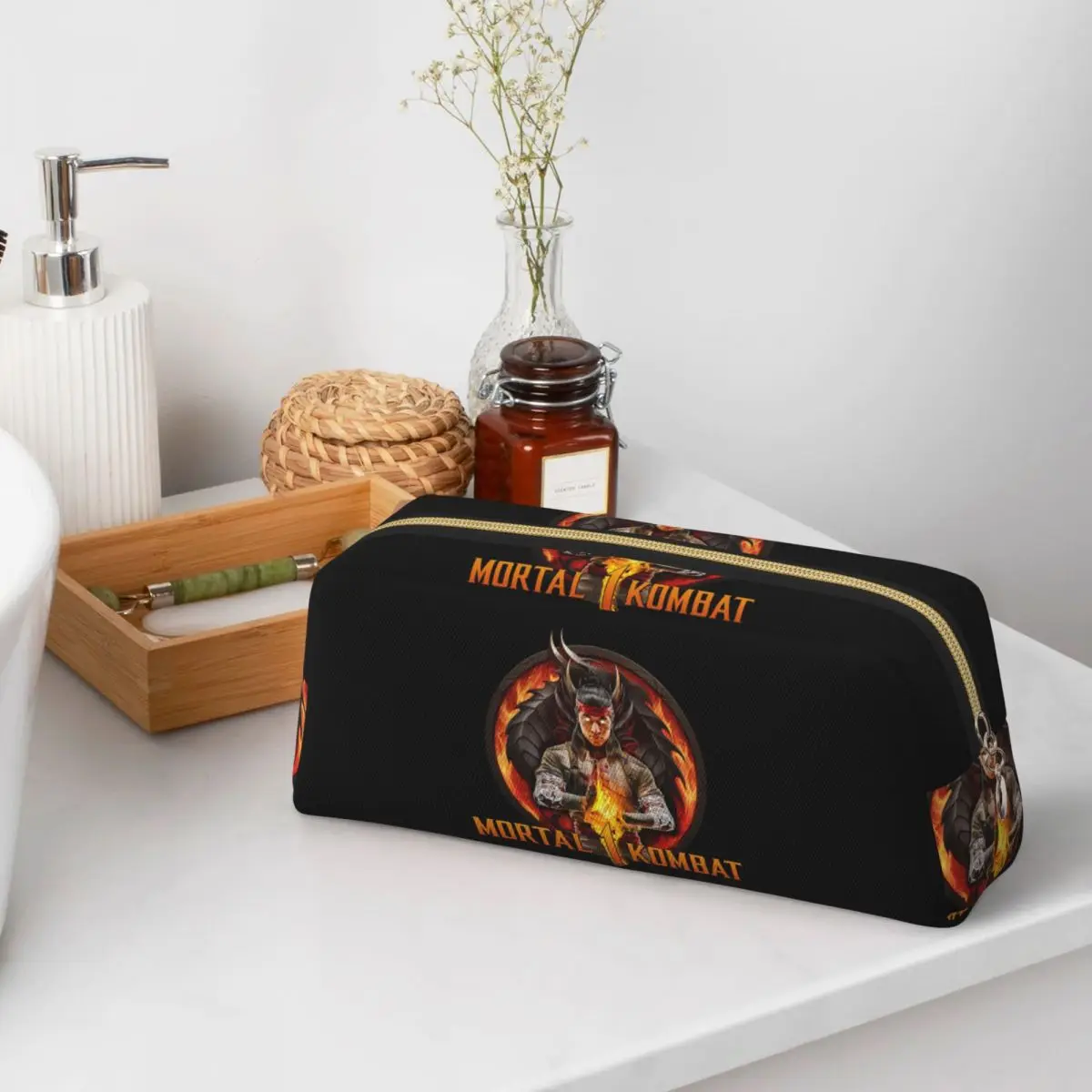 

Mortal Kombat One Pencil Cases for Student School Pen Box Pencil Bag Big Capacity Pencil Pouch Storage Stationery Supplies