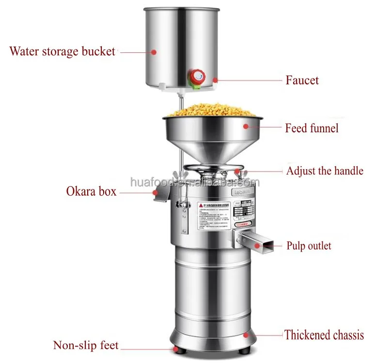 New Design Soymilk Machine Custom Label 1.2L Home Use Multi-Functional Soybean Milk Maker Clean Function With Great Price