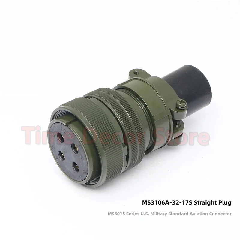 MS5015 MS3106A-32-17P/S 4 Core US Military Green Standard Aviation Connector MS3102A-32-17S 4 Pin Aviation Plug