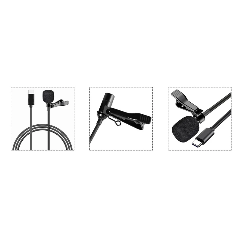 For Insta360 One X2 Lavalier Microphone Handheld Sport Camera Accessories Hi-Fi Sound Noise Reduction