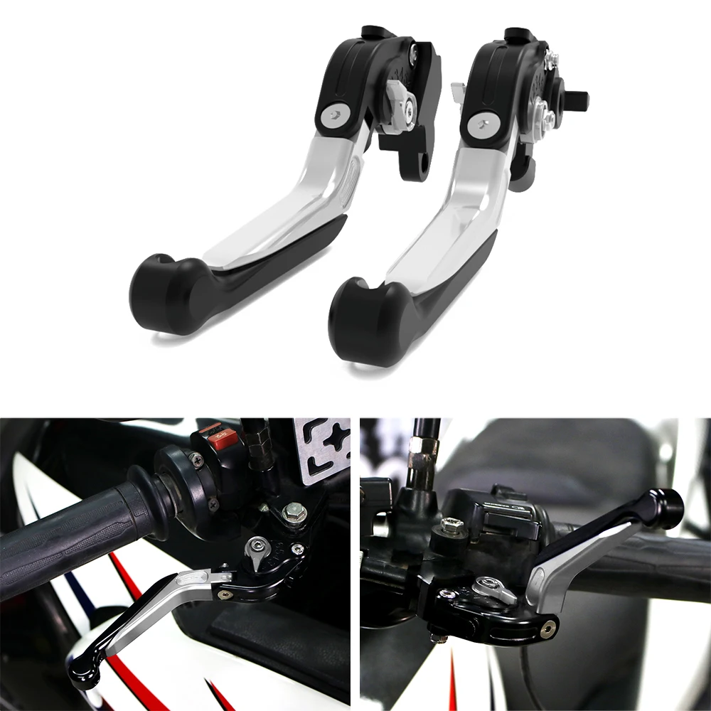 Motorcycle Adjustable Brake Clutch Levers For Triumph Street Triple765R Speed Triple 1050 Thruxton 1200R EFI DE01 SpeedTwin 1200