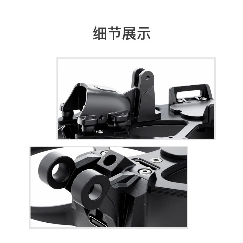 GEP-CT25 طائرة مزودة بجهاز للتحكم عن بُعد رف Cinebot25 2.5 بوصة 115 مللي متر قاعدة العجلات ألياف الكربون طقم إطارات ل GEPRC FPV Cinewhoop كوادكوبتر ملحق #6