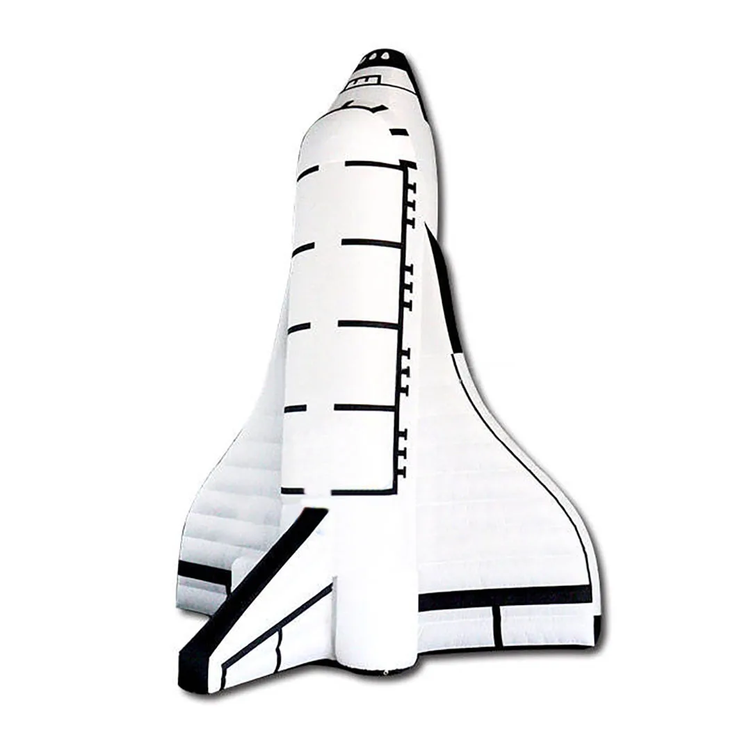 กระสวยอวกาศเป่าลมขนาดยักษ์ รูปทรงจรวด ของตกแต่งงานปาร์ตี้ งานคาร์นิวัล งานพาเหรด ฉากหลังถ่ายรูป พร็อพสำหรับจัดแสดง