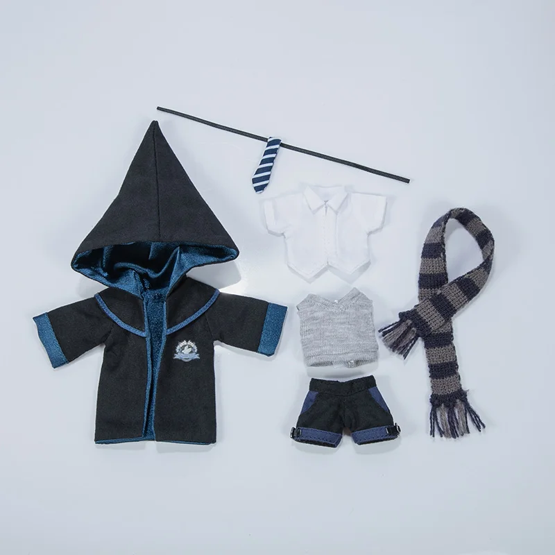 OB11 Doll Clothes Magic Academy Suit Magic Robe Vest Skirt or Pants Shirt Tie for Molly, Obitsu11, 1/12bjd, YMY, GSC Body Gift image 3